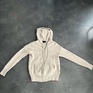 Cashmere Charter Club Zip Up - Beige